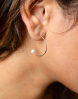 Balanced Pearl Hoops