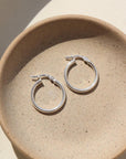 925 sterling silver hoop earrings