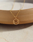 Eclipse Necklace - Necklace - Token Jewelry - Eau Claire Jewelry Store - Local Jewelry - Jewelry Gift - Women's Fashion - Handmade jewelry - Sterling Silver Jewelry - Gold filled jewelry - Jewelry store near me