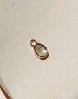 Oval Gemstone Charm