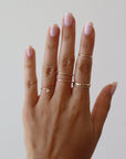 Model wearing Midi Stacking Ring
