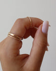 Model wearing Midi Stacking Ring