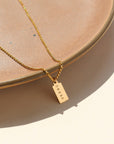 Mini Tag Personalized Necklace