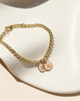 Modern Muse Initial Bracelet in 14k Gold Fill