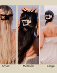 TELETIES - Square Flat Hair Clip