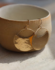 Theia Earrings // Hammered