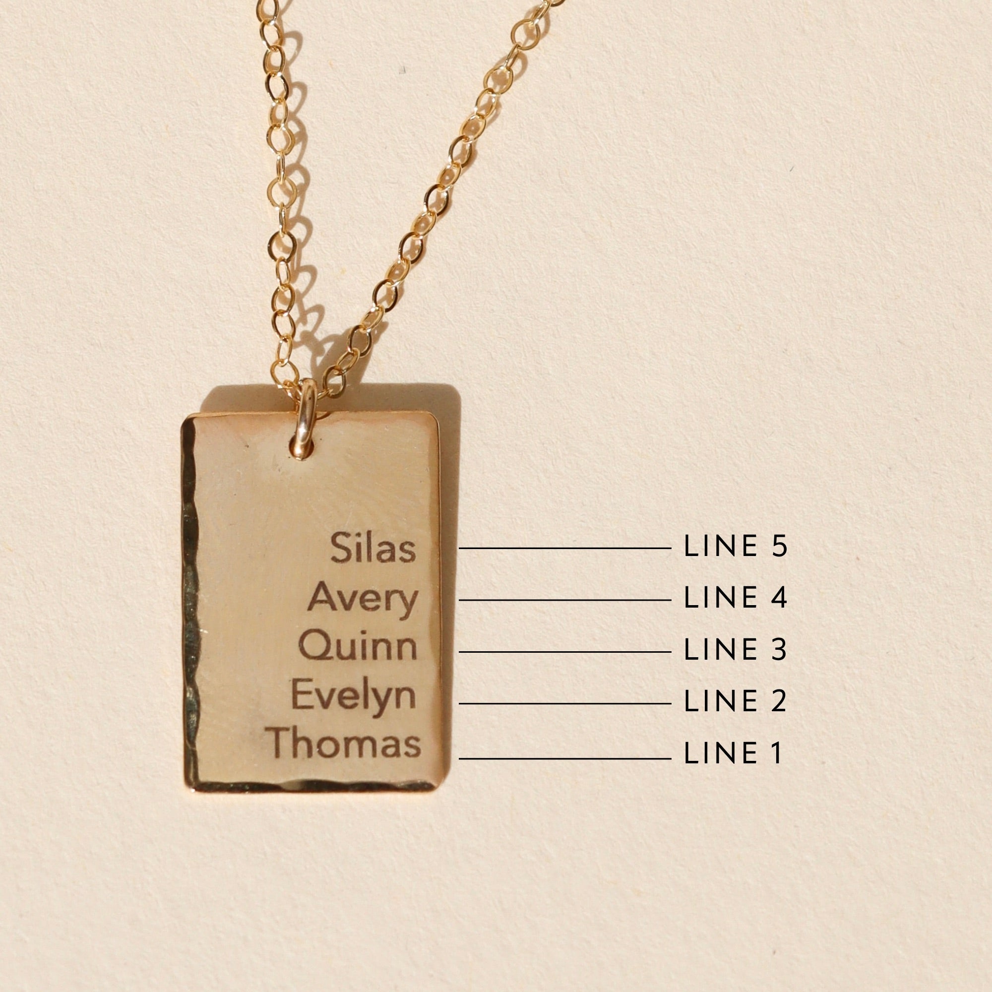 Engraved Keepsake Necklace