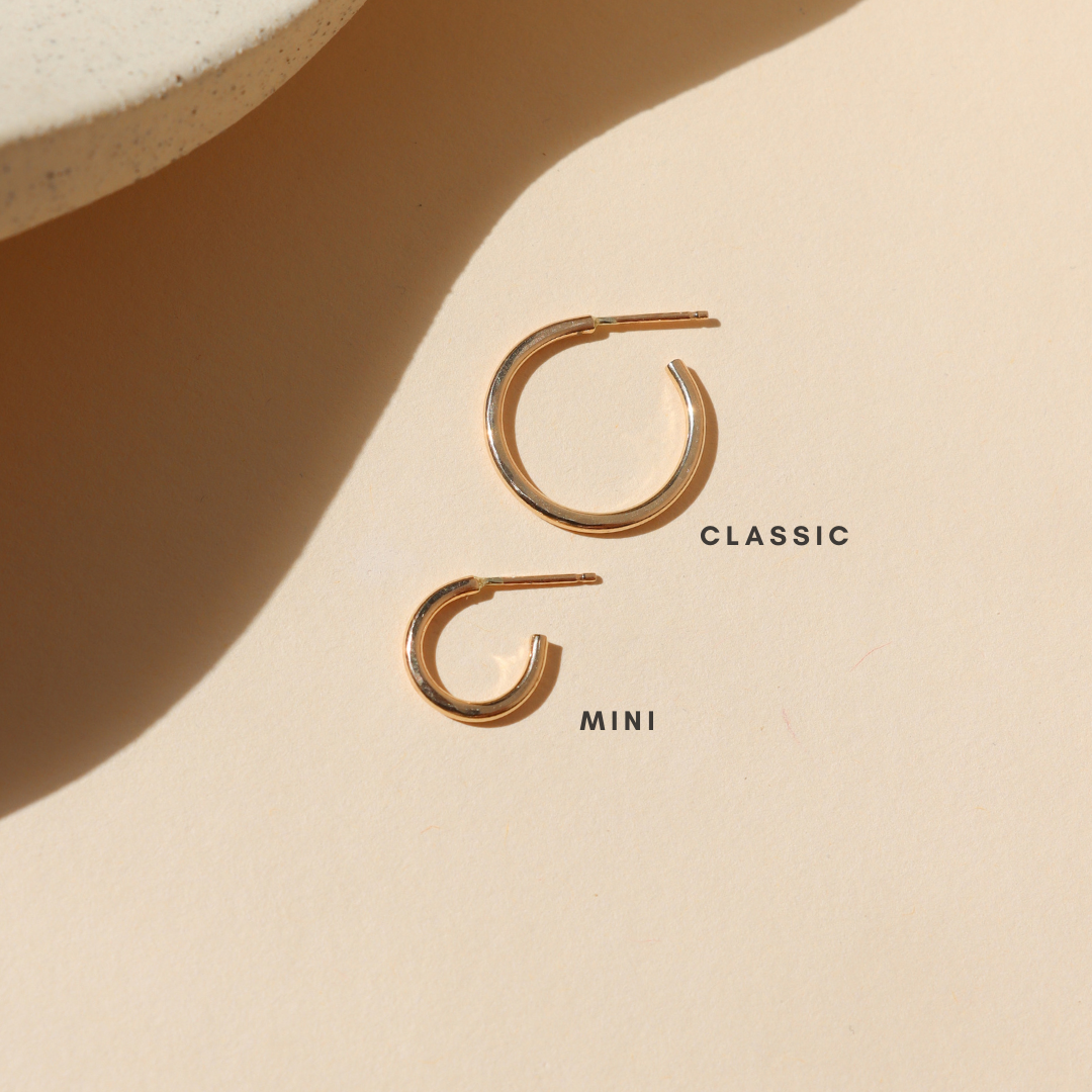 Fine Line Hoops - Mini