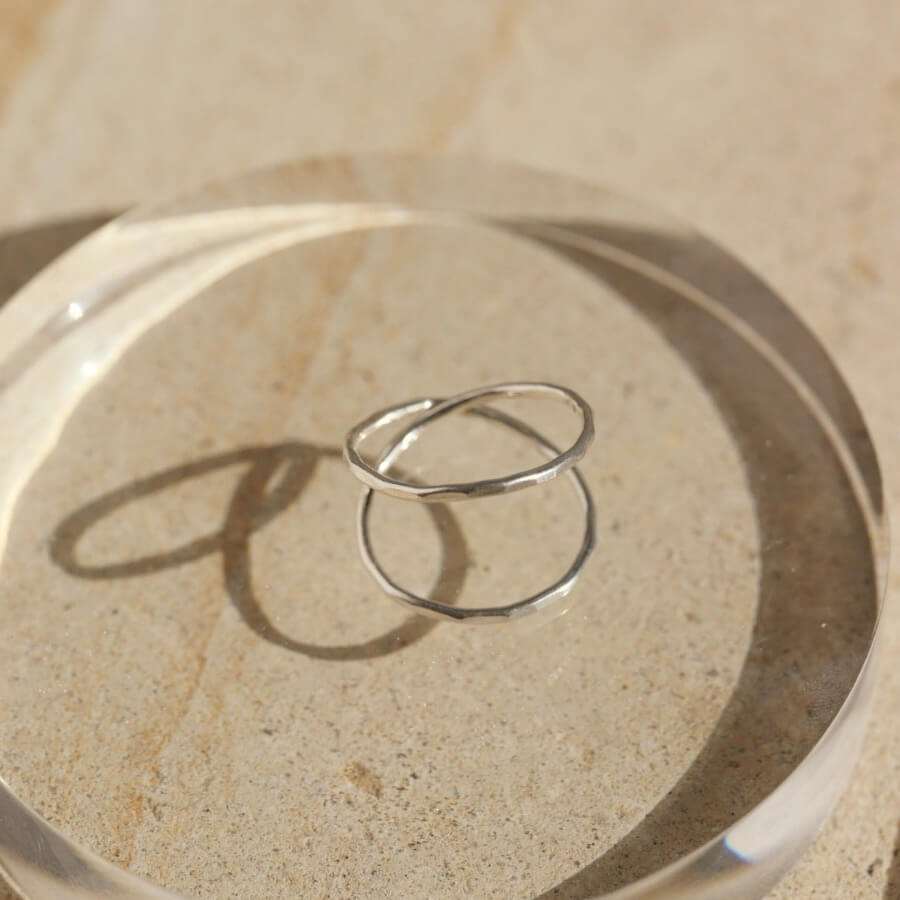 925 Sterling Silver Infinity Ring - Token Jewelry - delicate gold jewelry - minimal style jewelry -rings for women - 14k gold filled jewelry - jewelry store near me - minimal modern jewelry - everyday effortless jewelry