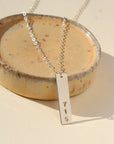 Personalized jewelry, Area code necklace - Hand stamped and made by Token jewelry in Eau Claire, WI. Available in Sterling Silver or 14k Gold Fill