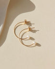 Balanced Pearl Hoops