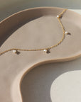 14k gold fill Delicate Pearl Necklace