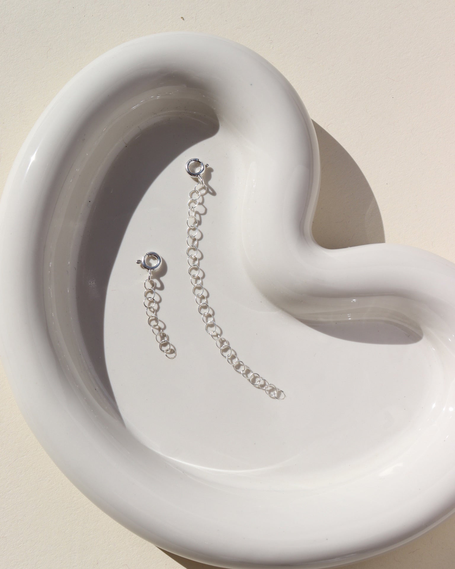 Extender Chain in 1 and 3 inches Sterling Silver