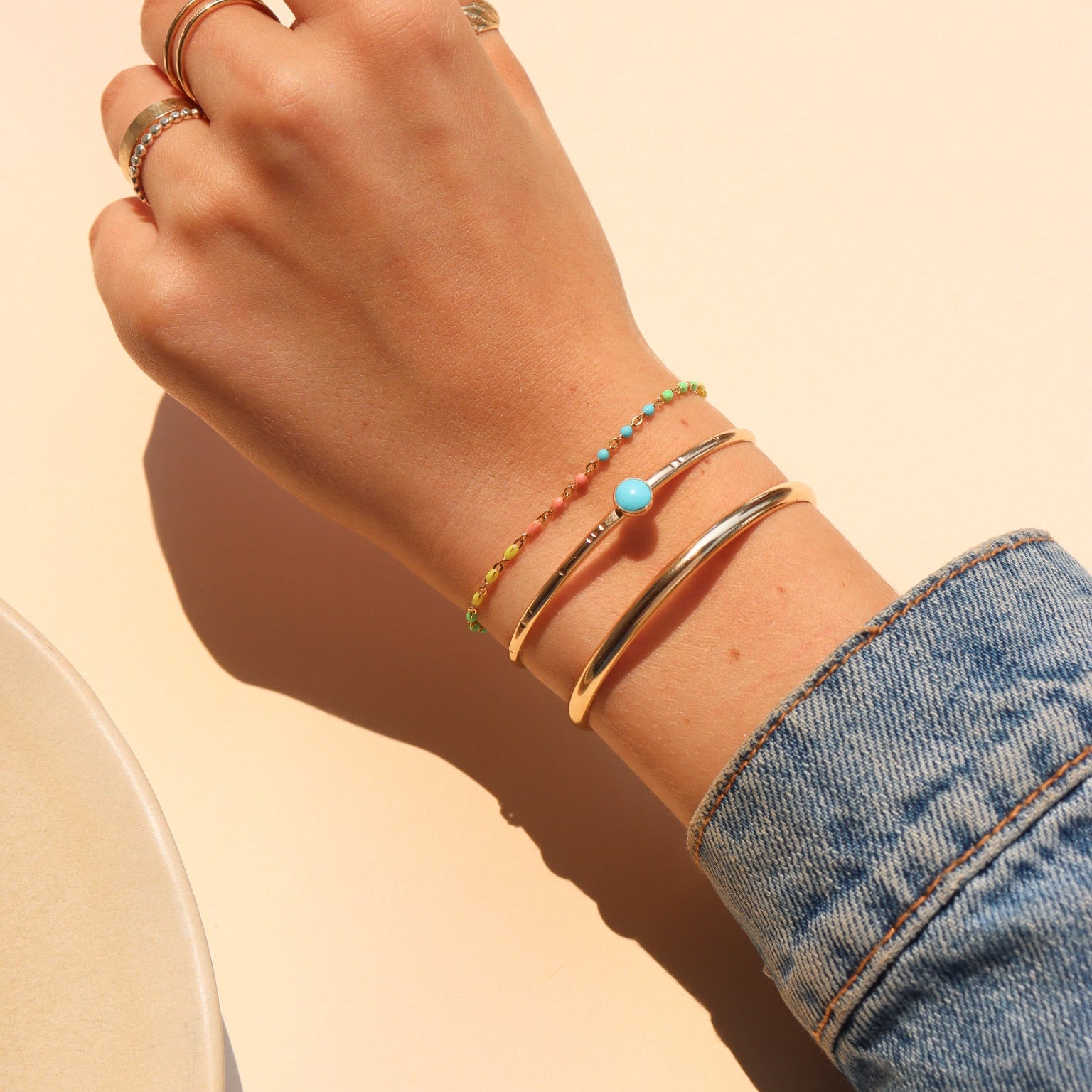 Rainbow Chain Bracelet