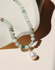 Baroque Pearl with Round Connector