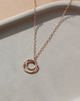 Rose Gold Fill Eclipse Necklace