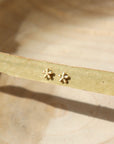 Daisy Studs - Token Jewelry - 14k gold fill stud earring - hypoallergenic - tiny flower earring -
