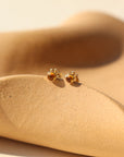 Petite Citrine Studs