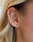 Jade Studs