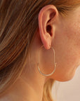 Hammered Paloma Hoops