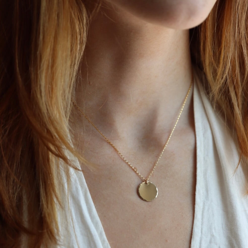 Coin Necklace - Token Jewelry - Eau Claire Jewelry Store - Local Jewelry - Jewelry Gift - Women&#39;s Fashion - Handmade jewelry - Sterling Silver Jewelry - Gold filled jewelry - Jewelry store near me