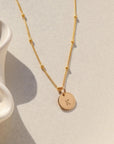 Polka Dot Monogram Necklace