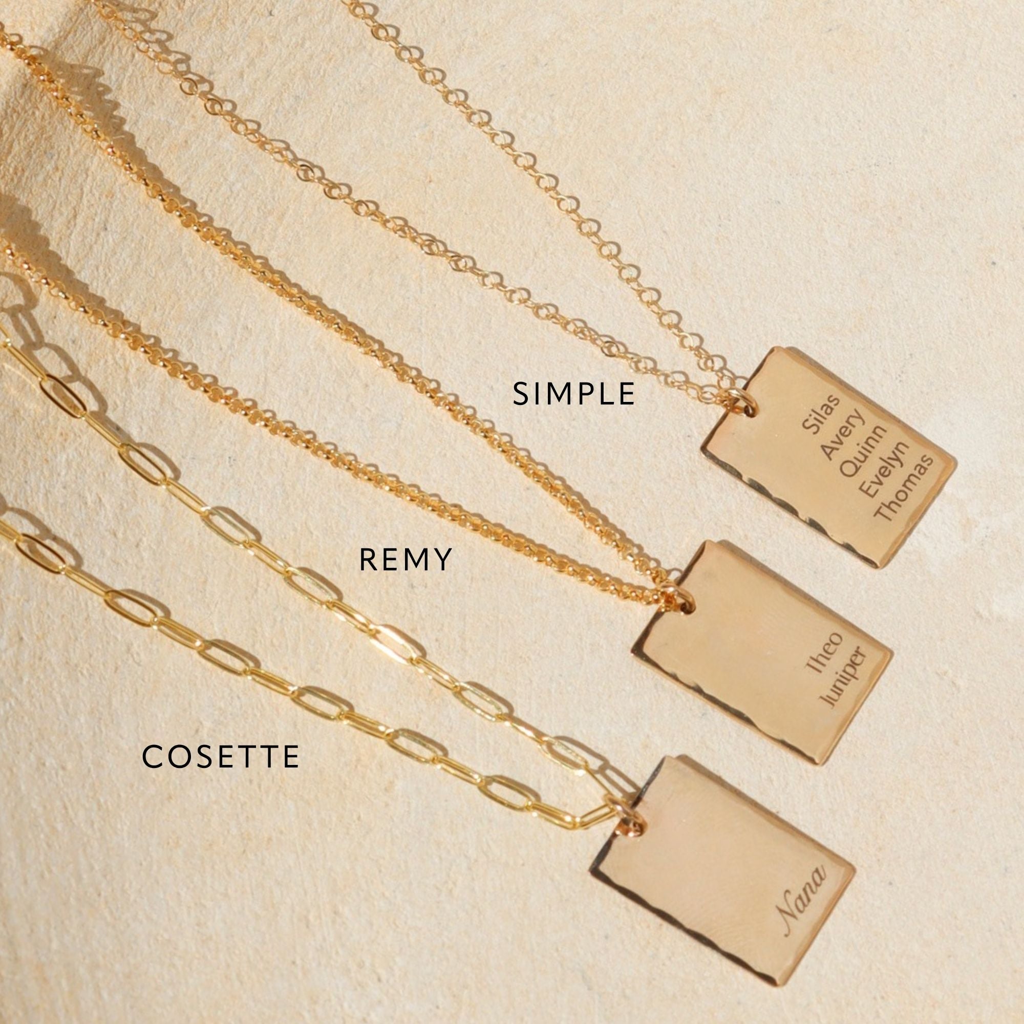Engraved Keepsake Necklace