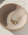 14k Solid Gold Unity Necklace 