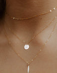 sylvie choker, token jewelry, Sylvie chain, gold filled choker, choker chain, 14k gold filled, minimal gold necklace