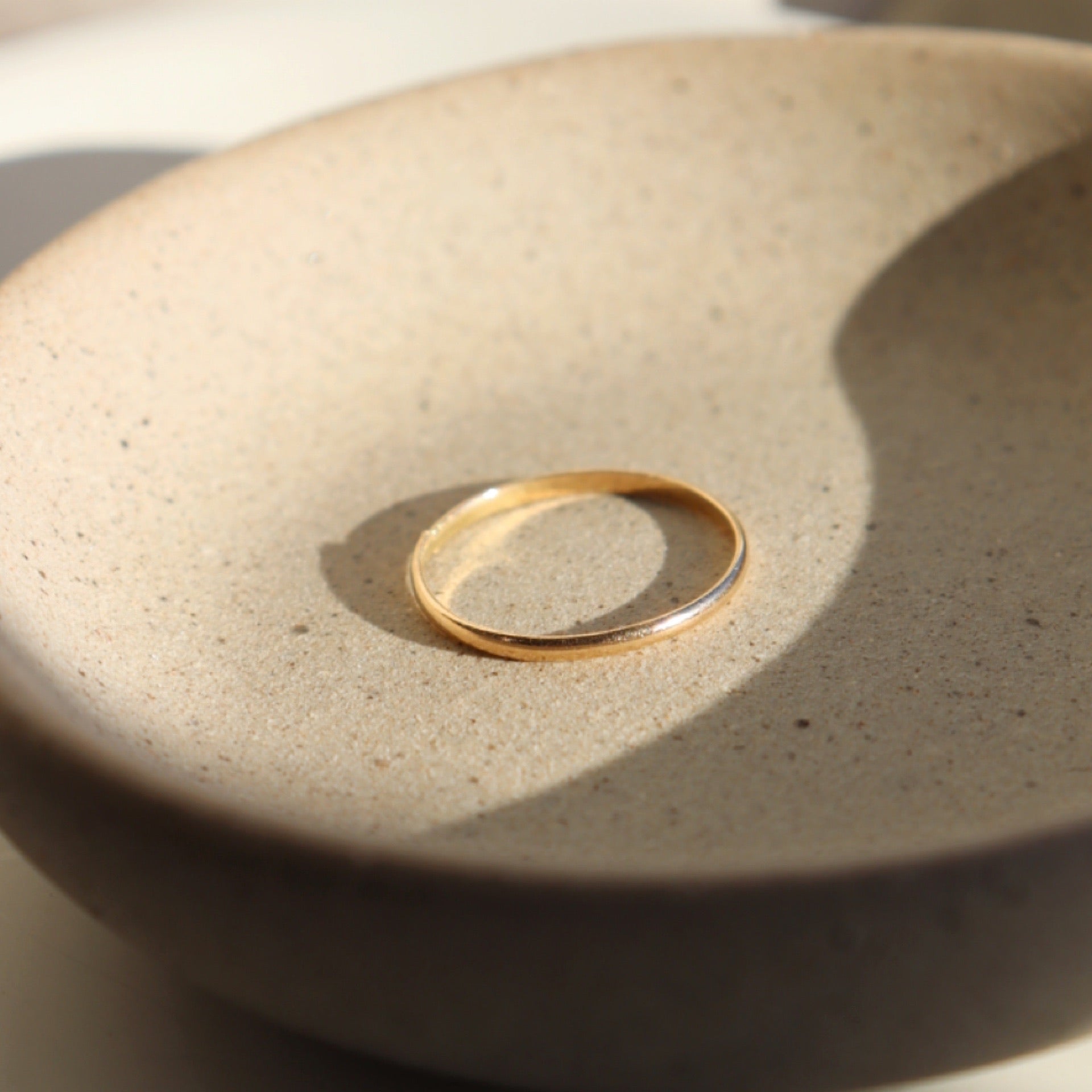 14k gold fill circle ring