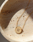 Anchored Monogram Necklace - Token Jewelry