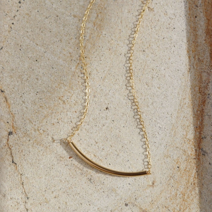 Minimal Necklace - Token Jewelry - eau claire jewelry store - jewelry store near me - 14k gold filled jewelry - sterling silver jewelry - handmade jewelry