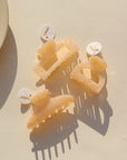 Toasted Sand Claw Clip