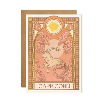 Capricorn Zodiac Card